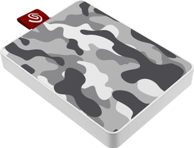 Seagate One Touch bærbar SSD, 500 GB (gray and white camouflage)
