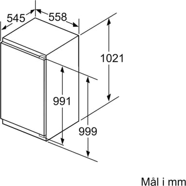 Bosch Series 6 KIR31AF30 køleskab