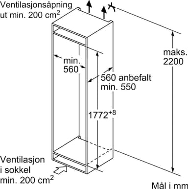 Bosch Kølefryseskab KIS87AF30 (178cm) "*Godt køb 2019"