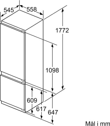 Bosch Kølefryseskab KIS87AF30 (178cm) "*Godt køb 2019"