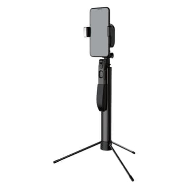 NORTH Fotostativ til Mobil (Youtube/Insta/TicToc) 30-110cm Incl Belysning og Fjernbetjening