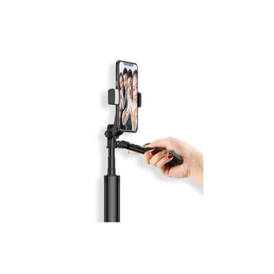 NORTH Fotostativ til Mobil (Youtube/Insta/TicToc) 30-110cm Incl Belysning og Fjernbetjening