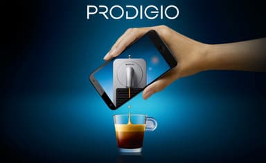 Nespresso Prodigio kapselmaskine D70 - sølv