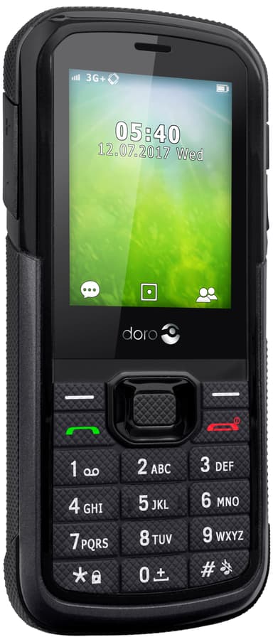 Doro 540X mobiltelefon (sort)