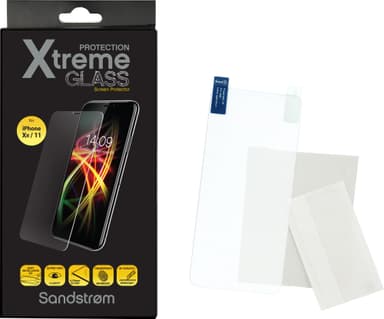 Sandstrøm Ultimate Xtreme iPhone XR/11 skærmbeskyttelse