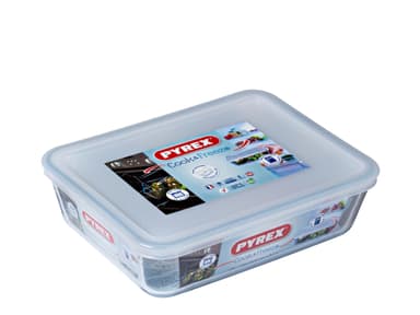 Pyrex Classic Frysebox 22 x 17 cm 1,5 liter Klar