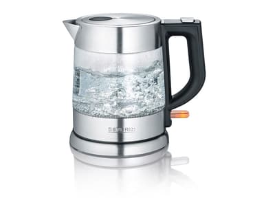 Afspejling Loaded Efternavn Severin Elkedel 1 liter 2200 watt Stål Glas | Elgiganten