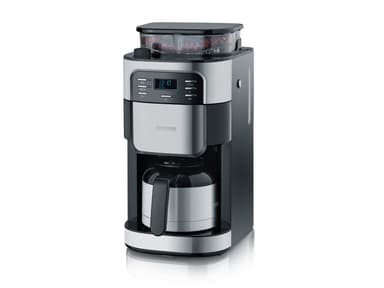 Severin Kaffemaskine m. kværn 1000 watt Sort/stål