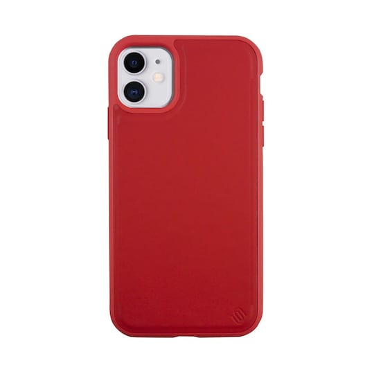 Miljøvenligt Ægte læder iPhone 11 etui -Red