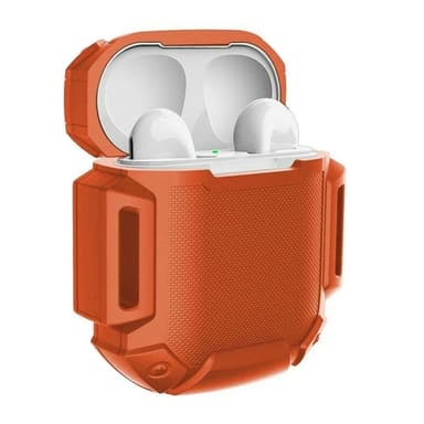 silikone cover med rem / AirPods til AirPods : farve - appelsin