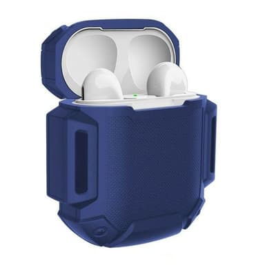 silikone cover med rem / AirPods til AirPods : farve - blå