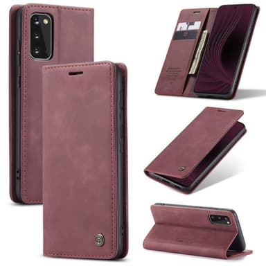 CaseMe Smart FlipCase Samsung Galaxy S20 (SM-G981F)  - bordeaux