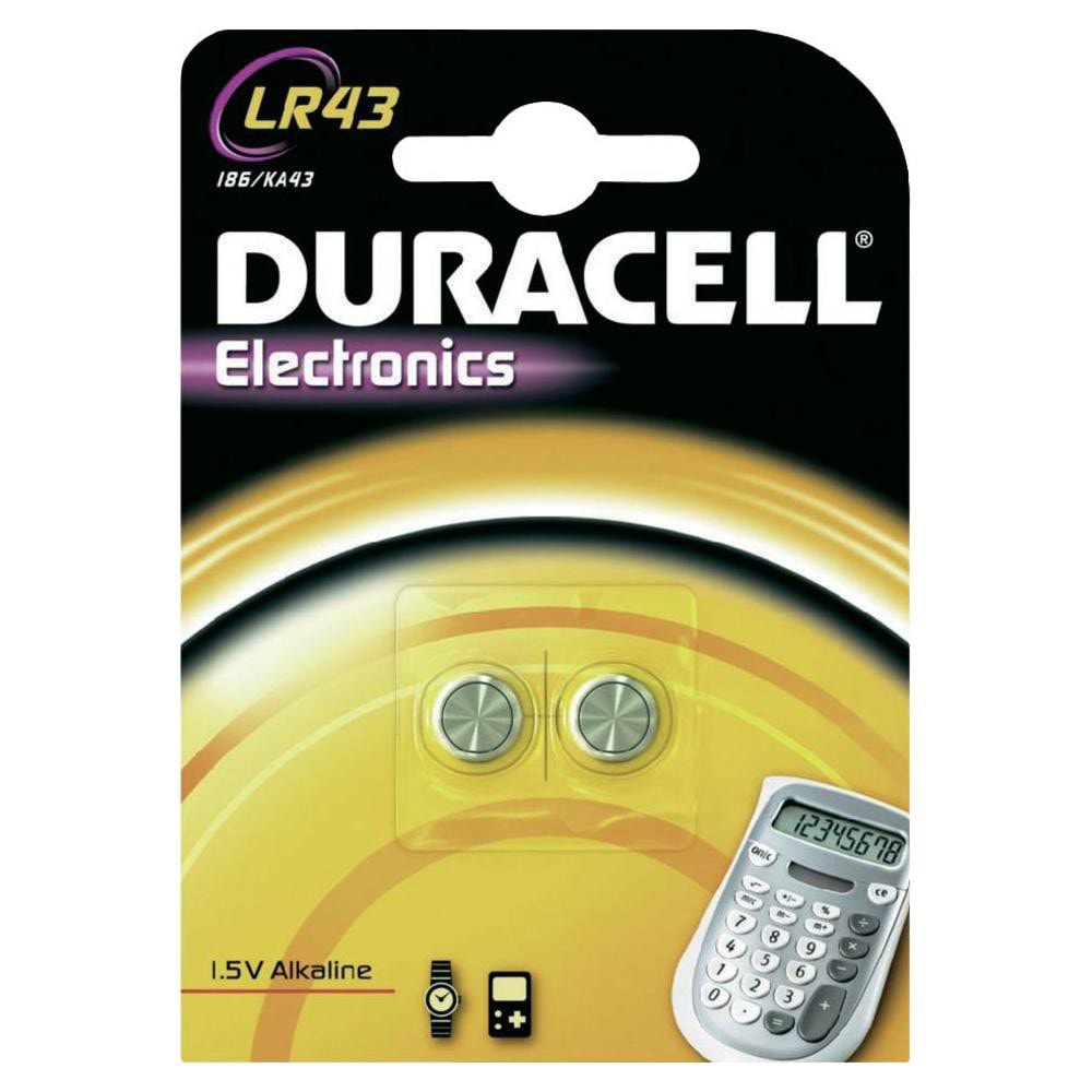 Duracell batteri LR43 - 2 stk thumbnail