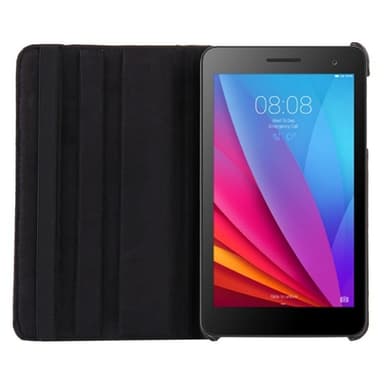 360° Roterebart cover MediaPad Huawei MediaPad T1 7.0 : farve - sort