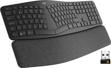 mest har taget fejl kant Logitech Ergo K860 ergonomisk tastatur | Elgiganten