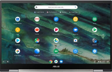 Asus Chromebook Flip C436, 14" 2-i-1 bærbar computer (sølv/sort)