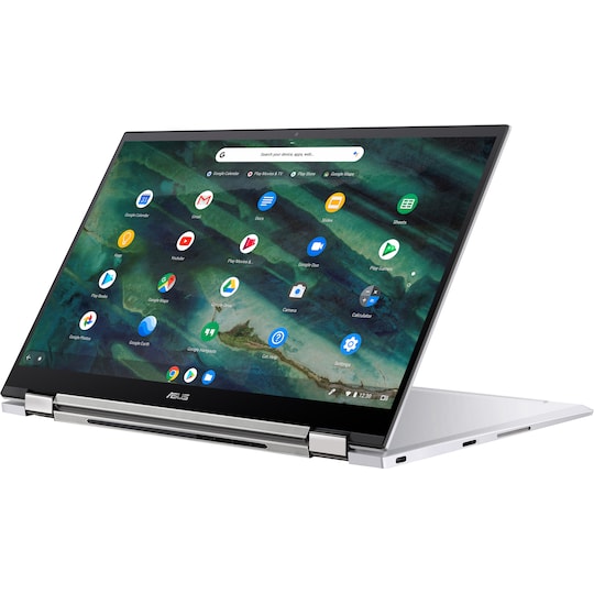 Asus Chromebook Flip C436, 14" 2-i-1 bærbar computer (sølv/sort)