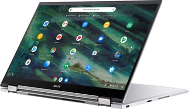 Asus Chromebook Flip C436, 14" 2-i-1 bærbar computer (sølv/sort)
