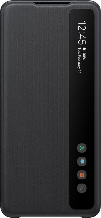 Samsung Galaxy S20 Ultra Clear View cover (sort)