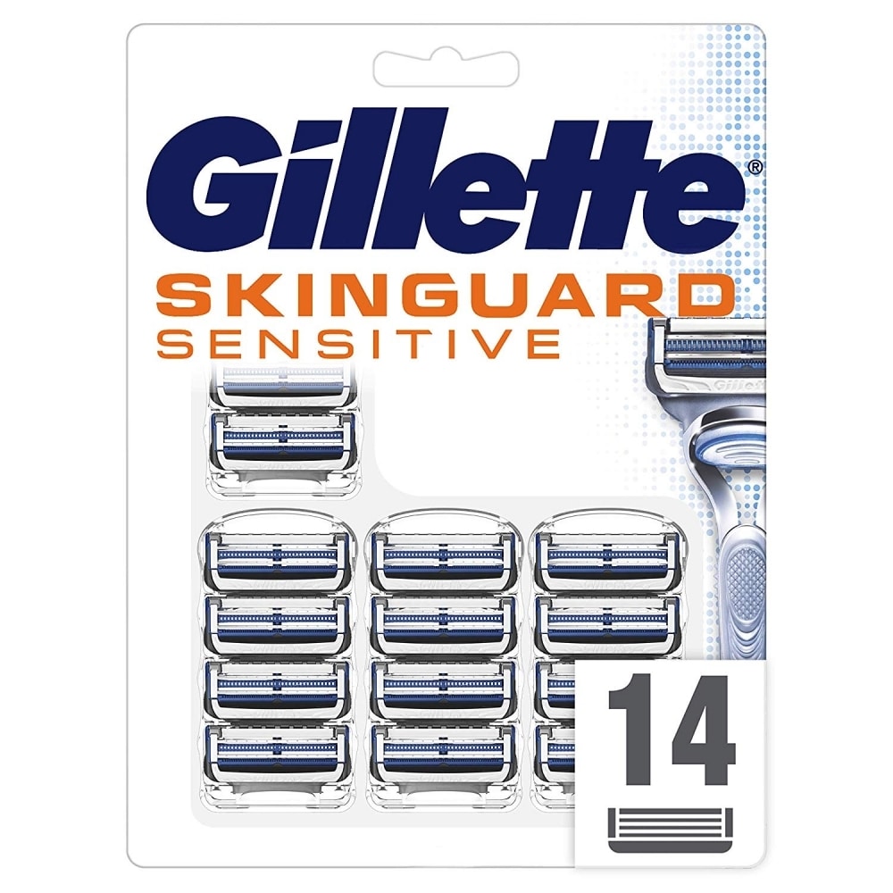slå Krage værdighed Gillette Skinguard Sensitive Barberblade 14-pakke | Elgiganten