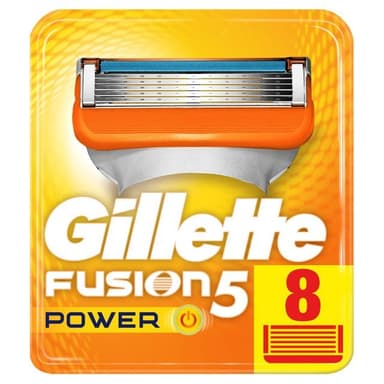 Gillette Fusion Power Barberblade 8-pakke