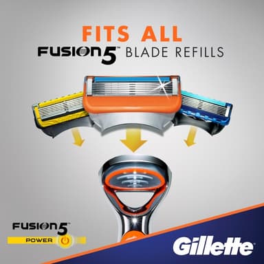Gillette Fusion Power Barberblade 8-pakke