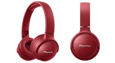 Pioneer SE-S6BN - Bluetooth hovedtelefon Farve: Rød
