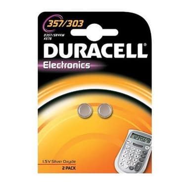 Duracell batteri til ure 357/303 - 2 stk