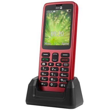 Doro 5517 mobiltelefon - rød
