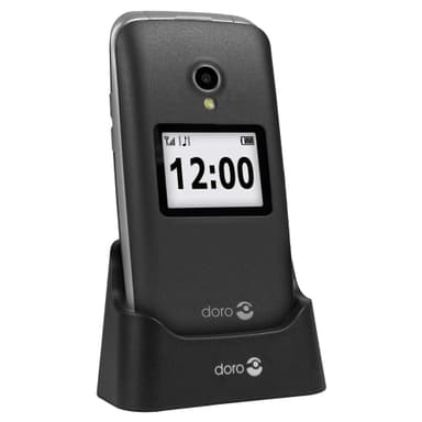 Doro 2424 klaptelefon (grafit)