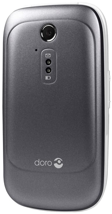 Doro 6521 mobiltelefon grå/hvid