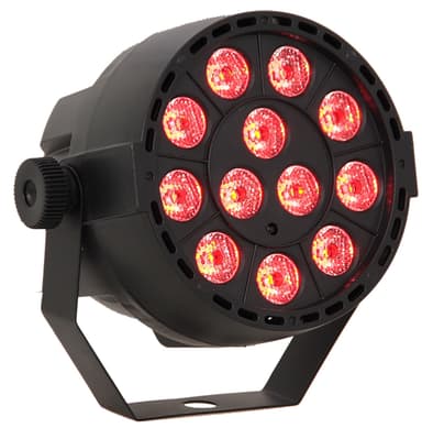 Ibiza RGB LED PAR lampe, genopladelig