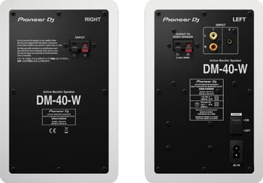 Pioneer DM-40 Aktivt monitorsæt, Hvid
