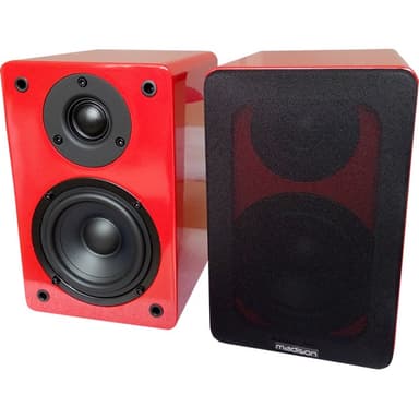 Hi-Fi højttalersæt, 60W - Rød