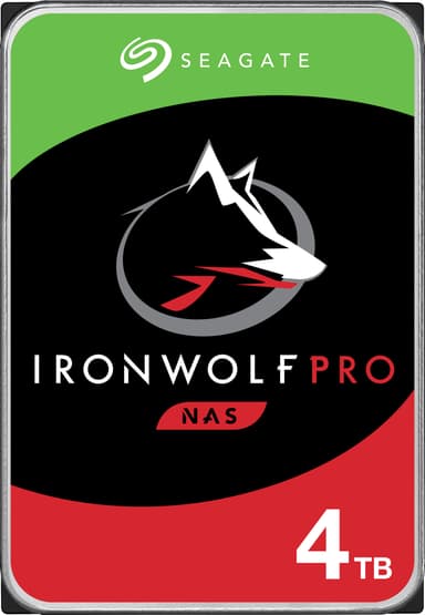 Seagate IronWolf Pro 3,5" intern HDD til NAS (4 TB)