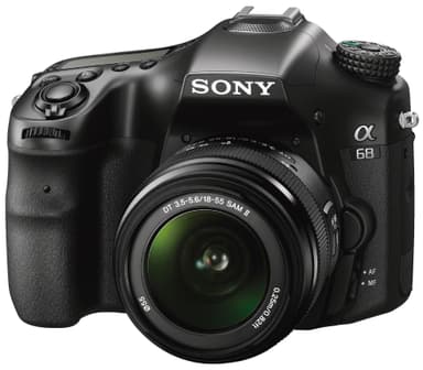 Sony Alpha A68K SLT-kamera + 18-55 mm objektiv