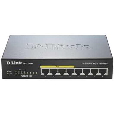D-Link DGS-1008P 8-ports Gigabit PoE Ethernet switch