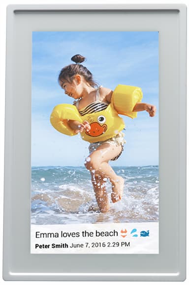 Denver Frameo social photo frame PFF-1011 wi-fi (hvid)
