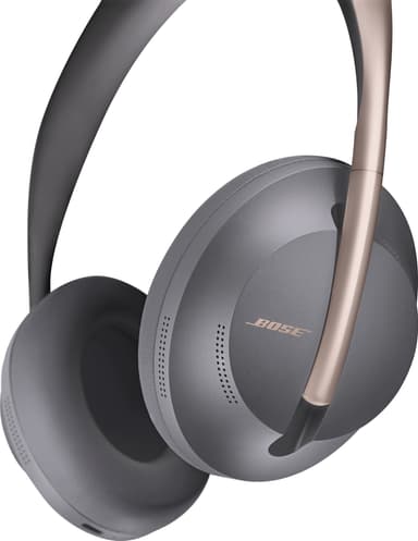 Bose Noise Cancelling Headphones 700 + opladeretui (grå/rosa guld)