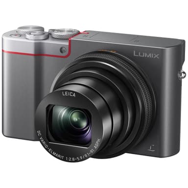 Panasonic Lumix DMC-TZ100 kompaktkamera (sølv)
