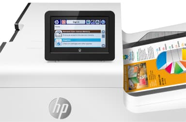 HP PageWide Enterprise 556dn farvebar printer
