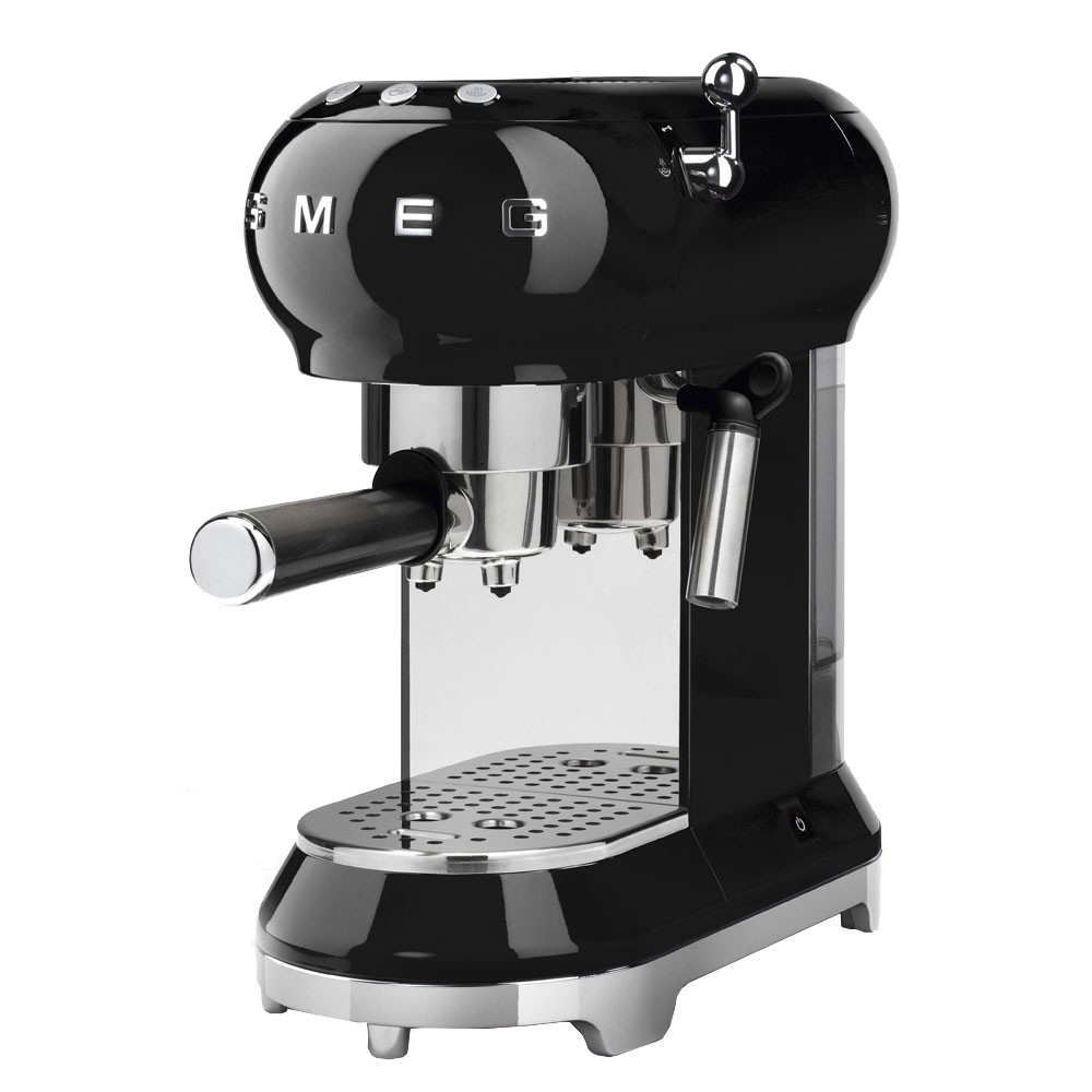 Smeg 50's style espressomaskine ECF01 - sort