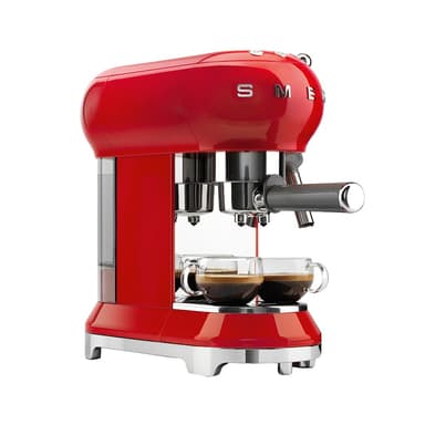 Smeg 50's style espressomaskine ECF01 - rød