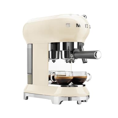Smeg 50's style espressomaskine ECF01 - creme