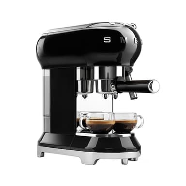 Smeg 50 s style espressomaskine ECF01 - sort