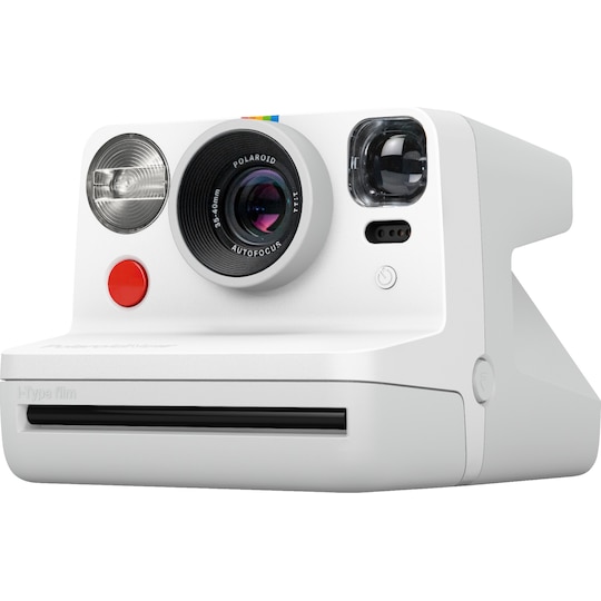 underholdning hjælpemotor Midler Polaroid analog kamera (hvid) | Elgiganten