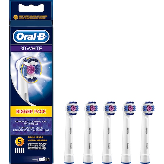 Oral B 3D White tandbørstehoveder EB185