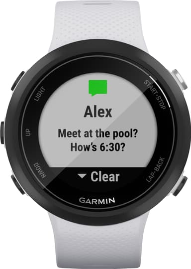 Garmin Swim 2 sportswatch (whitestone)