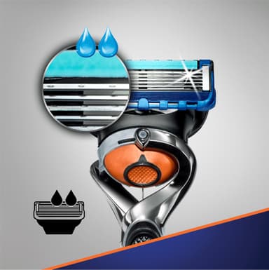 Gillette Fusion ProGlide skraber + 6 barberblade 421237