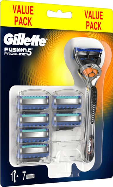 Gillette Fusion ProGlide skraber + 6 barberblade 421237